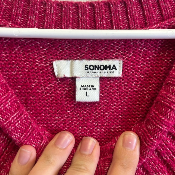 Women's Pink Sweater - Picture 2 of 12